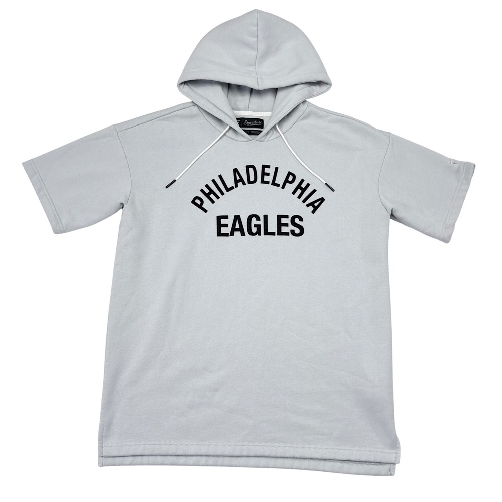 Philadelphia Eagles Hoodie Sweatshirt Large Fanatics Signature Short Sleeve NFL